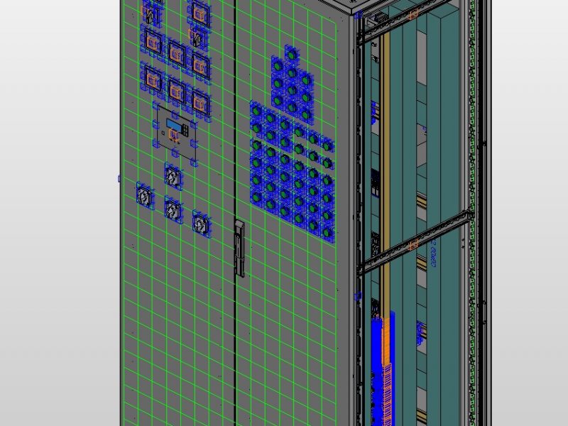 Разработка 3д моделей электрических шкафов и оборудования