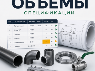 Проверка объёмов и спецификаций по проекту