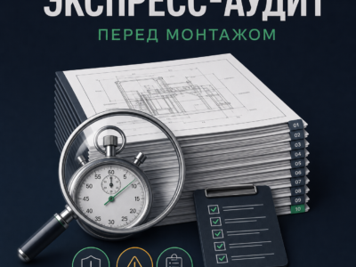 Экспресс-аудит проекта перед монтажом